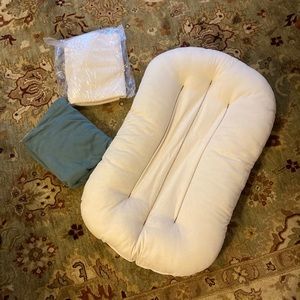 Snuggleme infant lounger and two covers